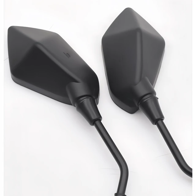 2Pcs/Pair 10mm Motorcycle Mirror Scooter E-Bike Rearview Mirrors Electromobile Back Side Convex Mirror