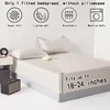 1 ultra deep pocket bed sheet, bedroom pure white matte bed sheet, soft and breathable bedding (suitable for 45-60cm mattresses) 4