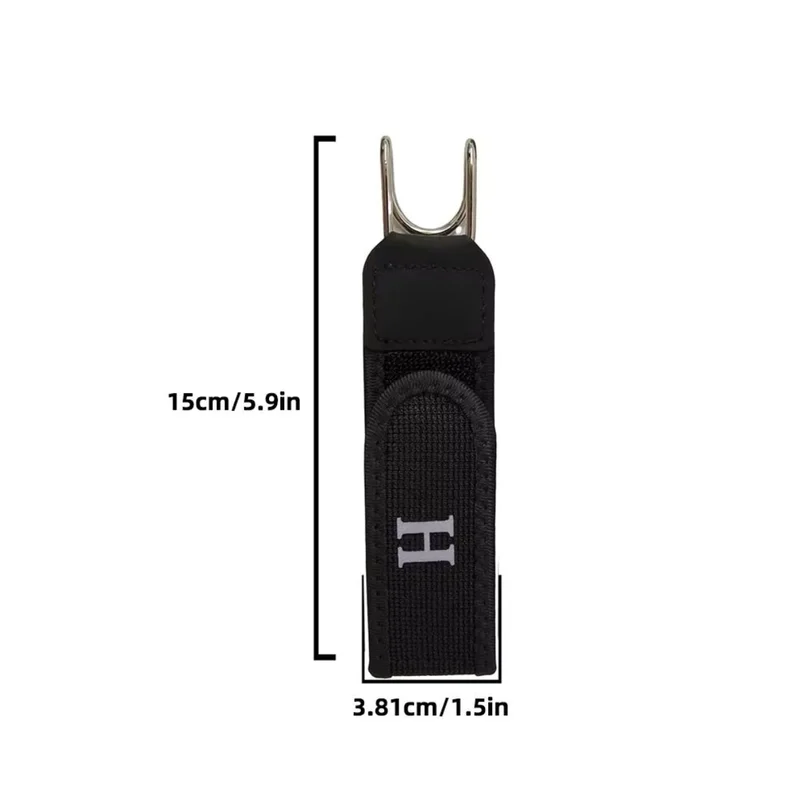 2Pcs Adjustable Buckleless Belt Hook Elastic Velcro Waist Buckle ‘ With