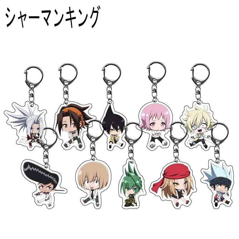 AnimeShamanKingkeychainAcrylicDoubleSidedTransparentBagPendant