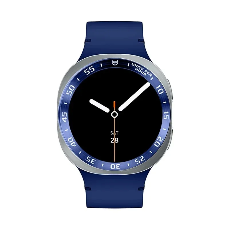 Premium Metal Bezel with Time/Speed Scale Frame - Protective Ring
