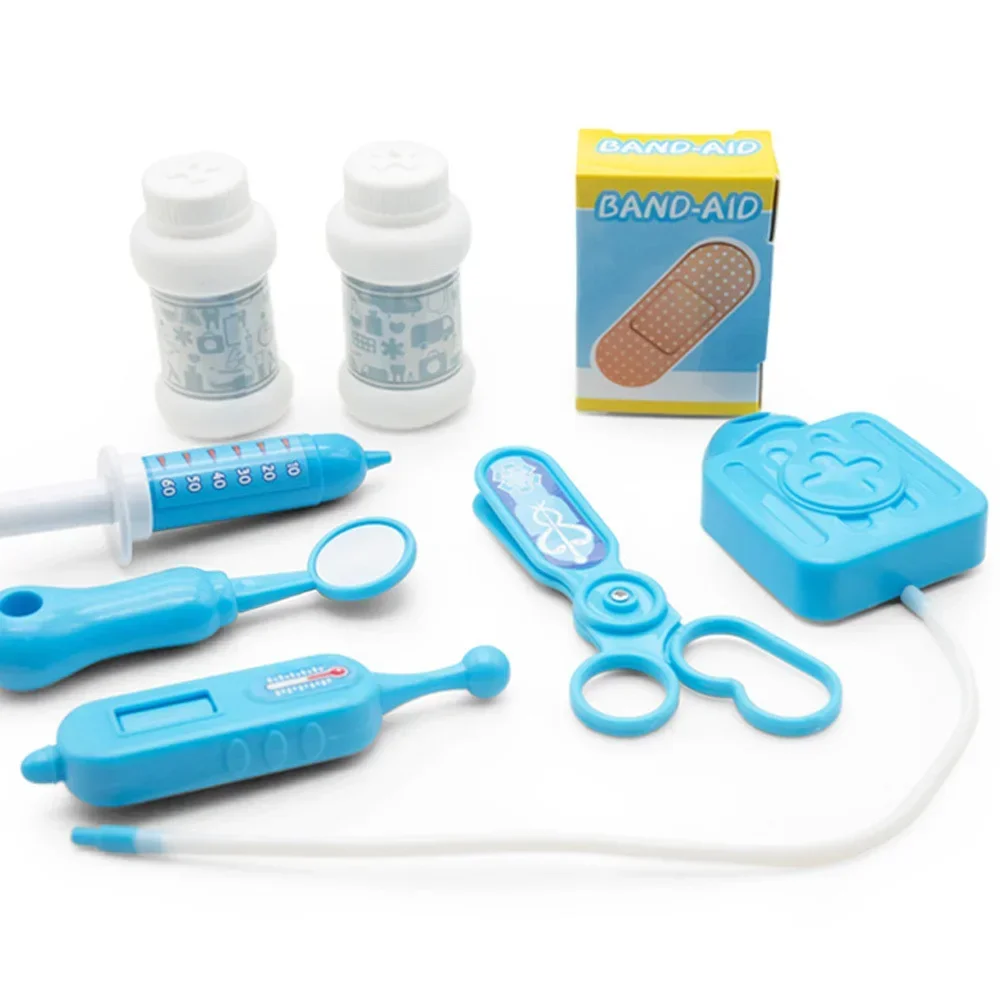 17pcs Kids Pretend Doctor Set Portable Backpack Medical Kit Doctor Toys Classic Role Play Game Toys for Children Gifts 4