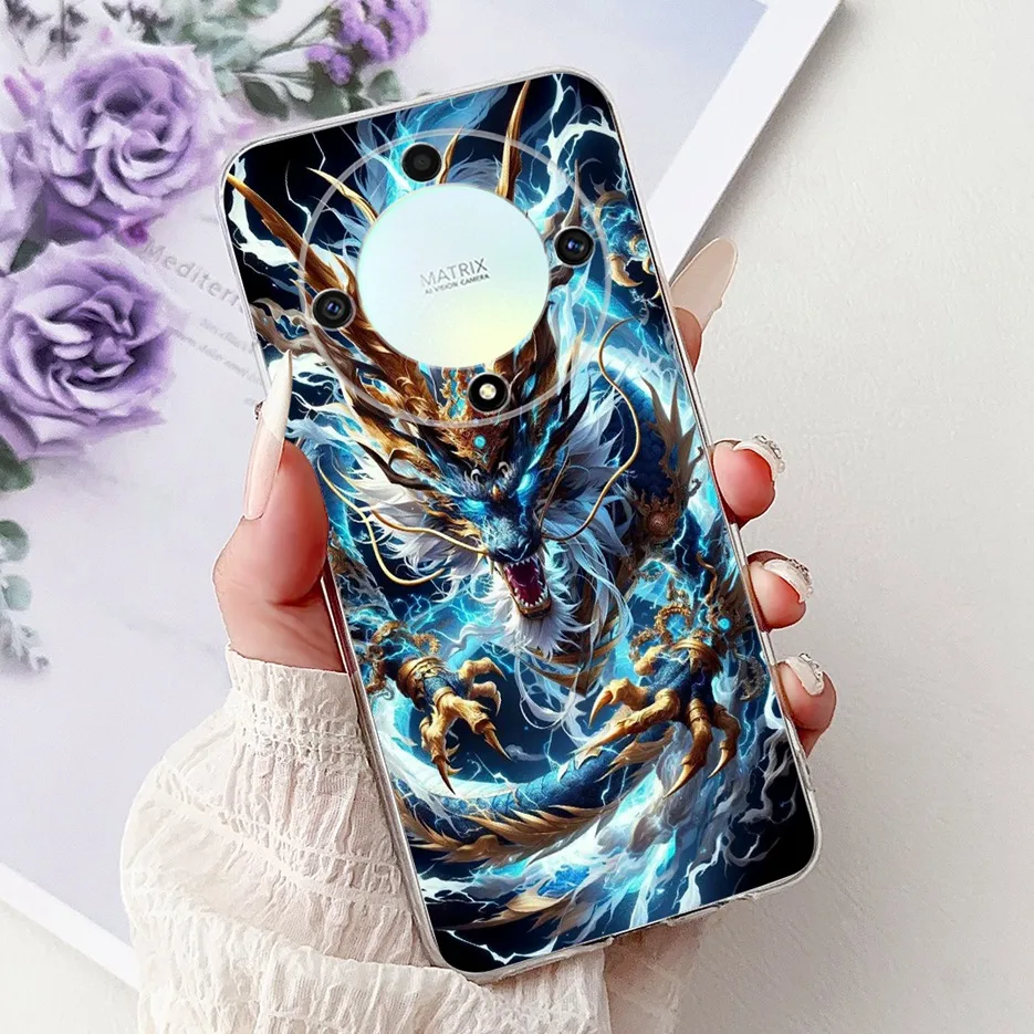 Cool Dragon Painted Soft Silicone Case
