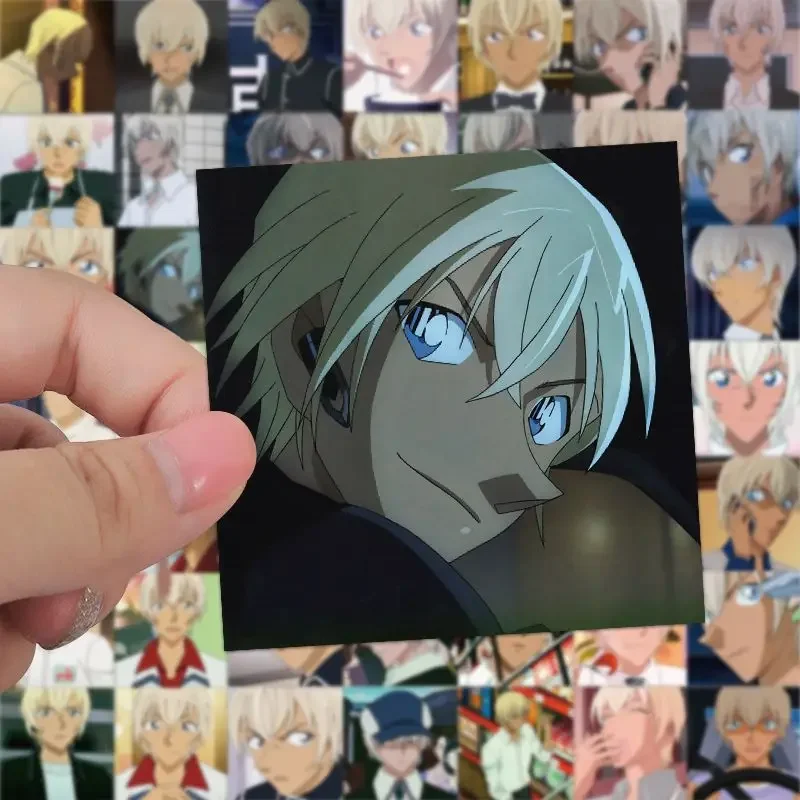 Furuya Rei Sticker Anime Detective Conan Stickers Children Stationery Student Decorative Waterproof Stickers Jewelry