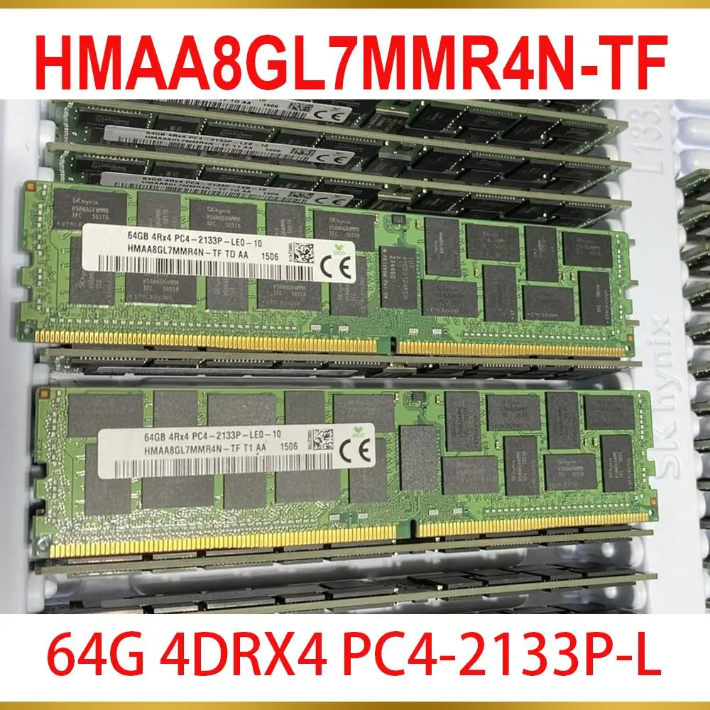 1 Pcs For SK Hynix RAM 64GB 64G 4DRX4 PC4 2133P L Memory DDR4 2133 HMAA8GL7MMR4N