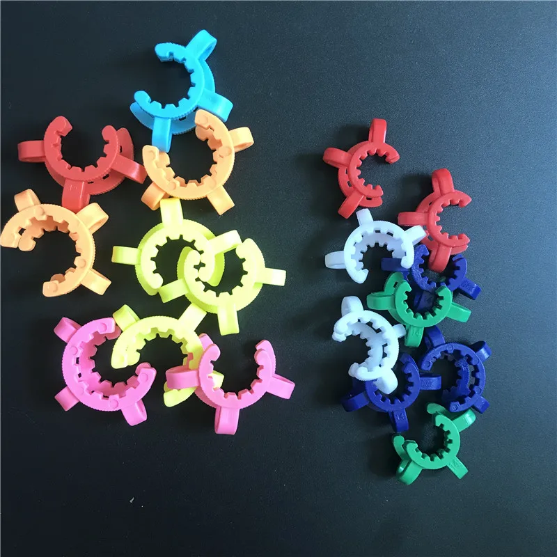 Plastic Keck Clip Lock 5Pcs 10mm 14mm 19mm For Hookah Tube Shisha Pipe Fixed Nectar Collector Smoking Cigarette hookah accessories