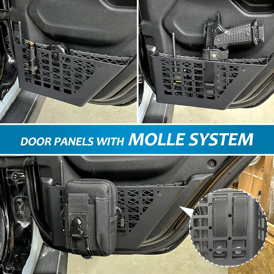 Guina Door Side Insert Storage Bins Fit Jeep Wrangler JL 2018-2024 JL