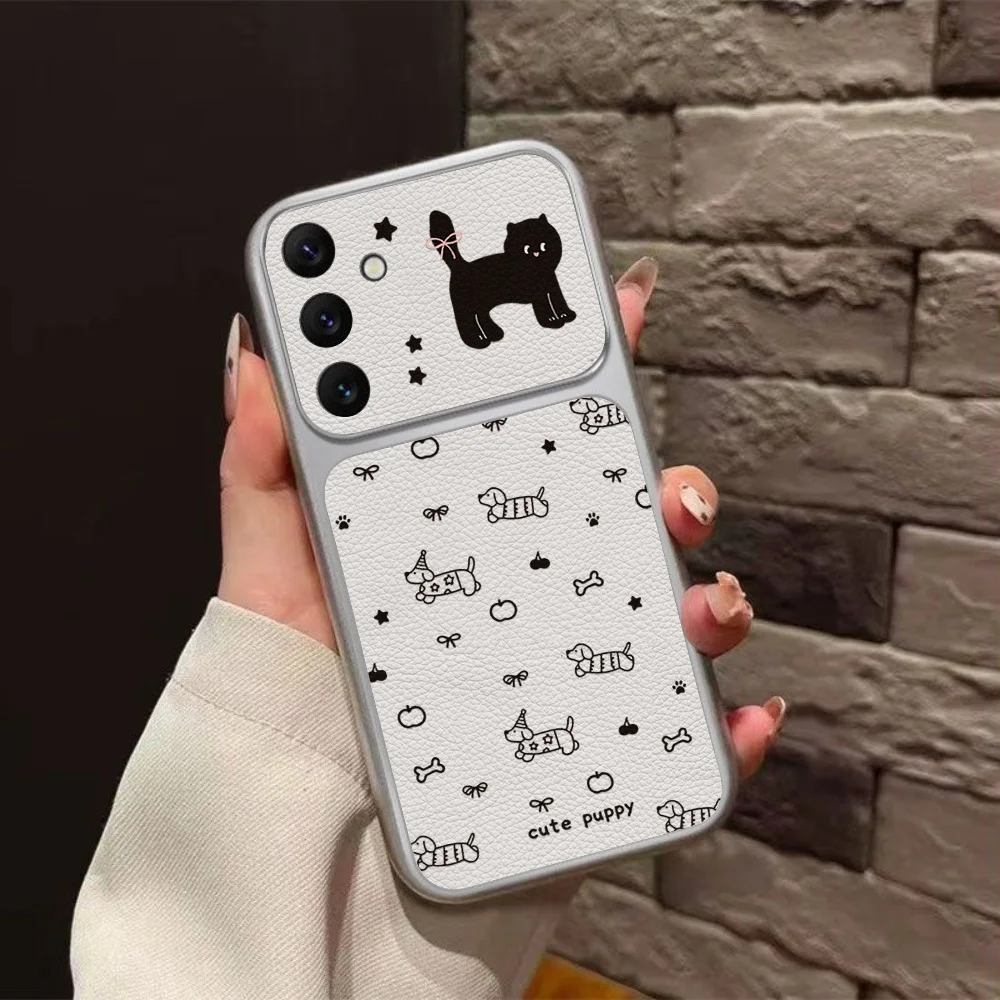 Charming Cat Design Silicone Phone Case