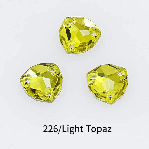 28-Piece Colorful Crystal Sew-On Rhinestone Set