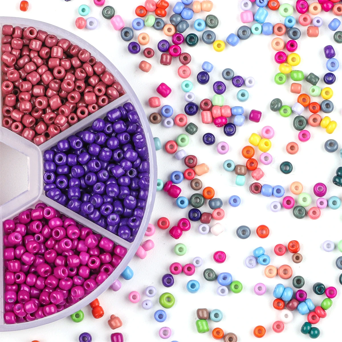 3mm Tschechische Kristall Glas Seed Perlen Gürtel Box Alphabet Perlen Set Für Schmuck Machen DIY Armband Ringe Zubehör Schmuck kit – Detail 2
