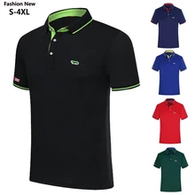 

New-Design Fashion Brand Short Sleeve Sports-Wear Mens Polos Shirts Lapel Casual Polos Homme Embroidered-Logo Clothing Slim Tops