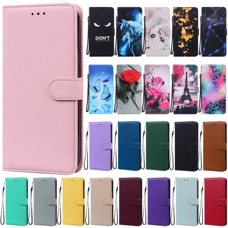 Per Samsung J4 J6 J8 Custodia Custodia In Pelle Color Caramella Flip Phone Su Sfor Samsung Galaxy J8 J6 J4 Plus J2 Core 2018 Cover Portafoglio