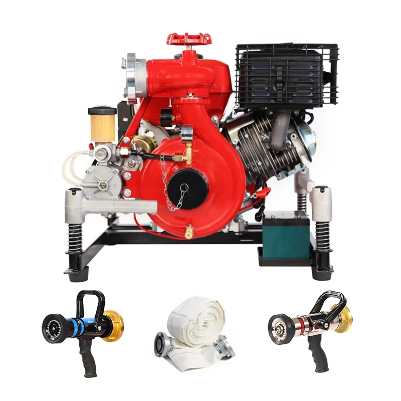Quality firefighter equipment fire hose 15 hp gasoline engine