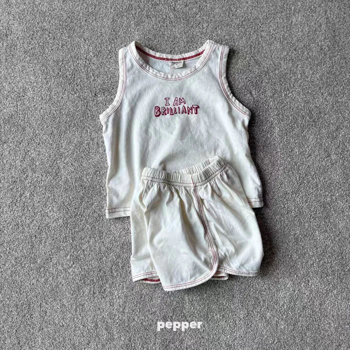 2025 Summer New Baby Sleeveless Clothes Set Infant Girl Cotton Letter Print Vest + Shorts 2pcs Suit Toddler Boy Outfits