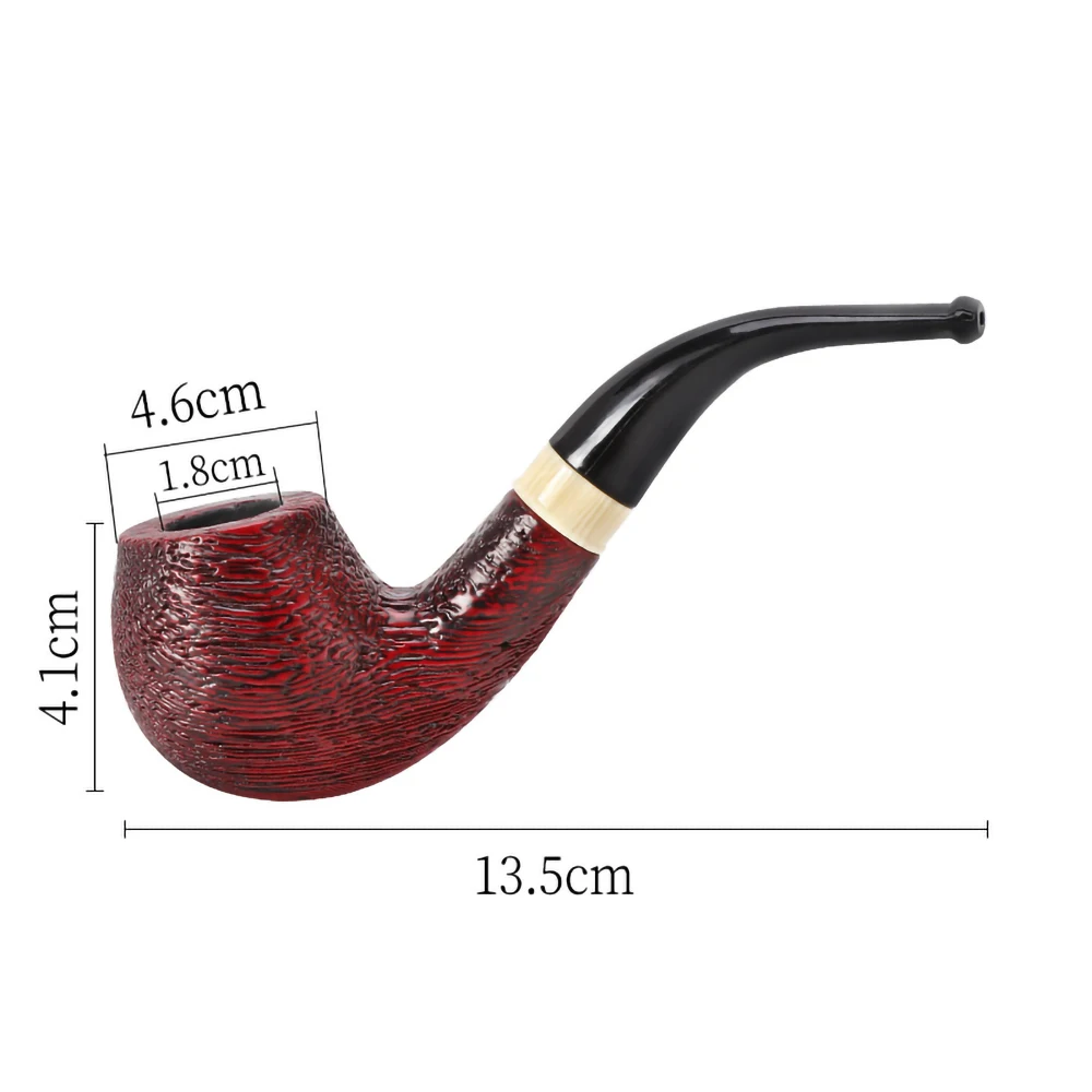 Solid Wood Smoking Pipe Detachable Washable Retro Wooden Tobacco Pipe Smoking Accessories Retail tobacco pipe smoking pipe