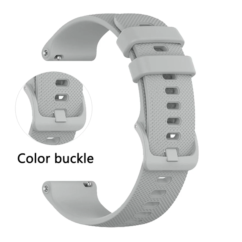 Versatile 18mm Silicone Watch Strap for Garmin Sports Watches