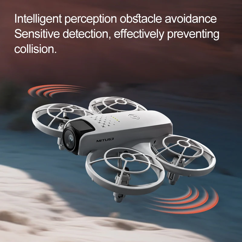 2025 NUOVO V53 MINI Droni 8K Professionale WIFI FPV Dron Evitamento Ostacoli Flusso Ottico Posizionamento RC Quadcopter Giocattoli Regali UAV - immagine 4