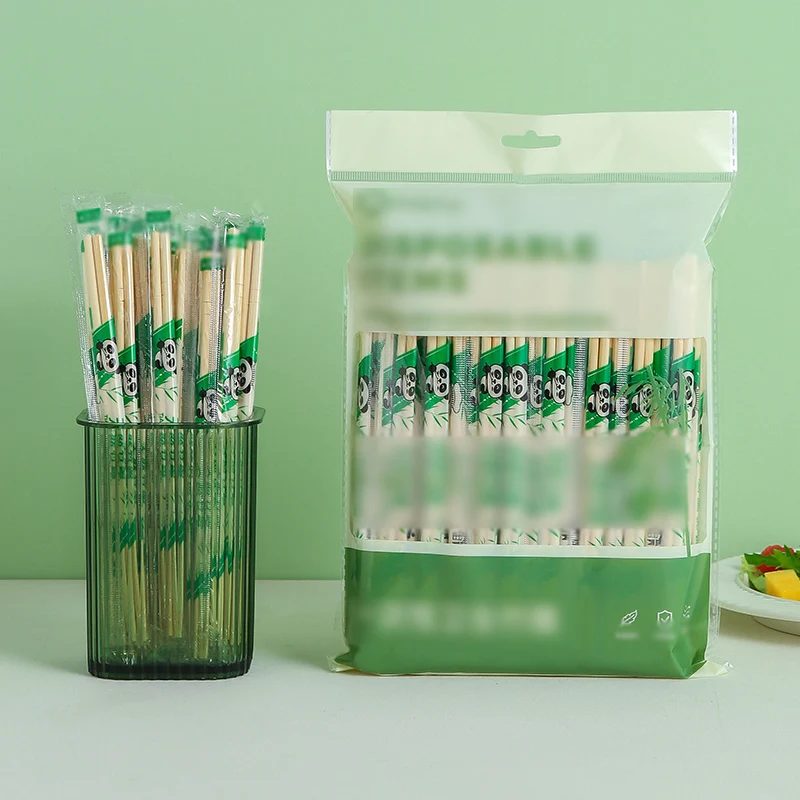 

Bamboo Chopsticks 100 Individually Packaged Pairs for Restaurants and Home Use Enjoy Convenient Sanitary Tableware.