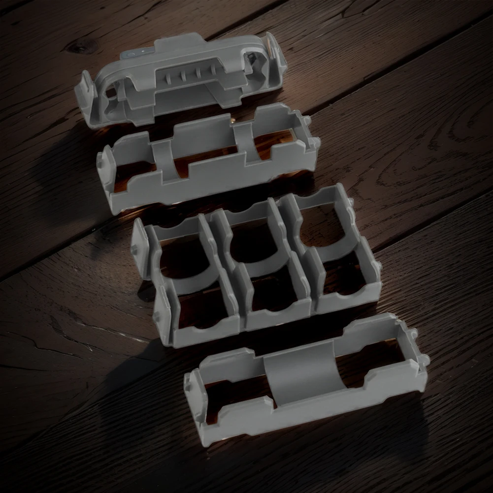 Tactical Modular Battery Box Accessories Modular Insert Battery Holder Organizer for AAA 18650 18350 CR123A Batteries