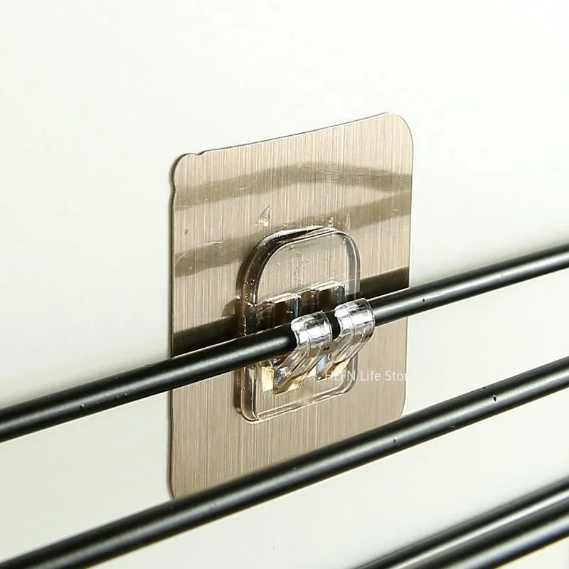 Adhesive Hook for Wall Shelf, Sticker for Bathroom, Kitchen, Wall Shelf Rack, Sticking Wall, Screw Hook Hanger 4