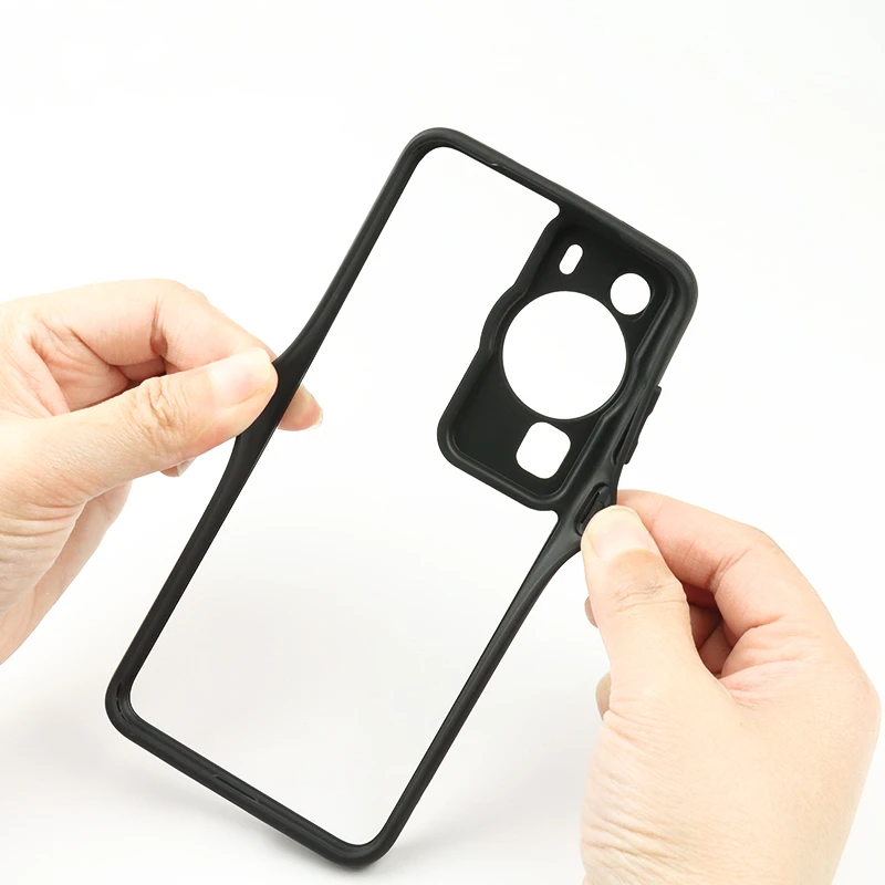For Huawei P60 Pro Case Cover Huawei P60 Pro Capas Shockproof Bumper Transparent Colour Frame Clear Fundas Huawei P60 Pro P 60 6