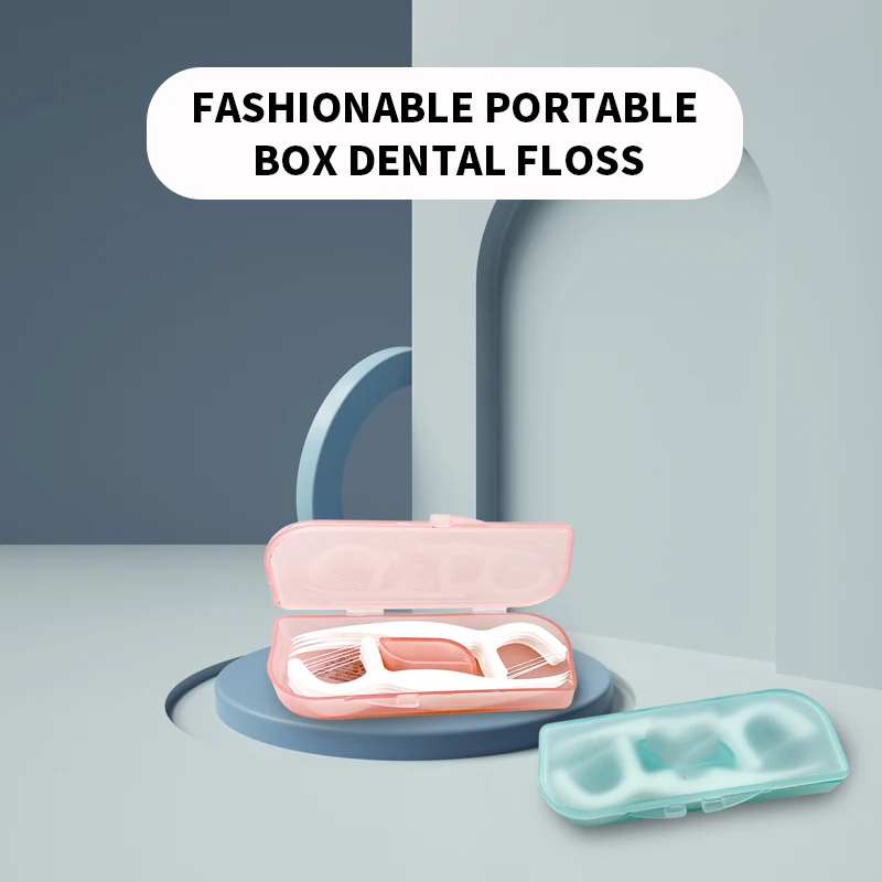 Teeth Floss Box Set of 10 Portable Mini Floss