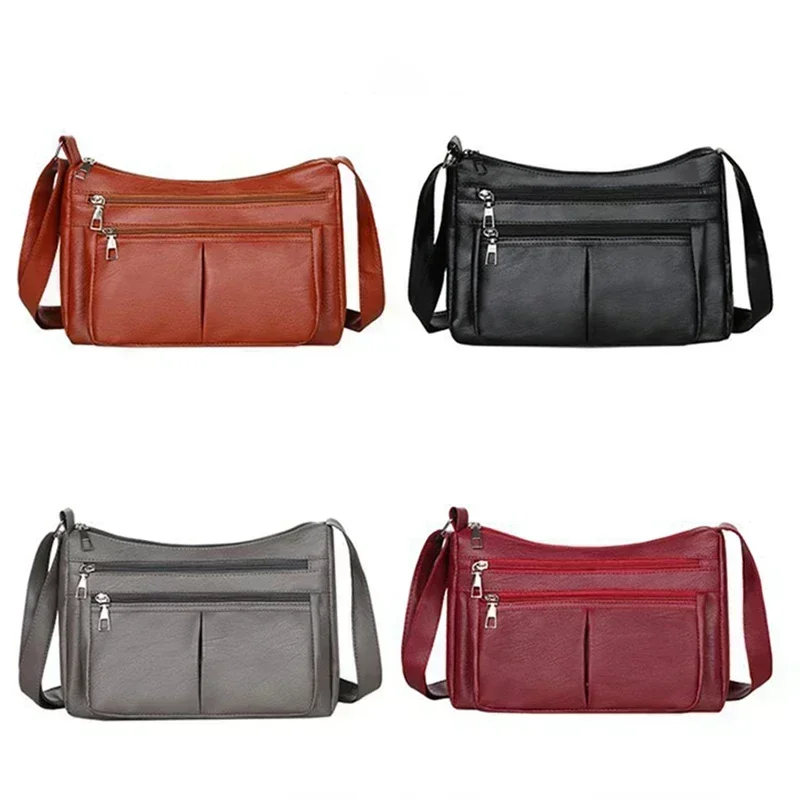Women's Bag Trend Korean Handbags Designer Luxury Brand Ladies Shoulder Bags Soft Leather Fashion Versatile Crossbody Bag