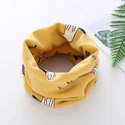 Cozy Cartoon Neck Scarf for Kids - Soft, Warm, and Adorable Winter Accessory (Yellow Animal)