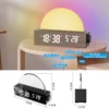 Energize your mornings with this chic and contemporary sunrise alarm clock for a personalized and lively start to your day. Cust 6