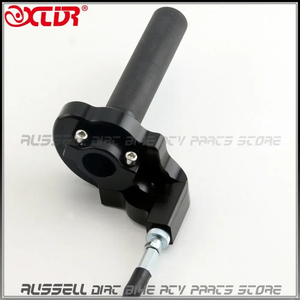 CNC Throttle Grip Twister Cable For CRF50 CRF70 KLX110 CRF150F/R CRF250 CRF450 KLX450R KX250 KTM SX SXS EXC EGS Dirt Pit Bike