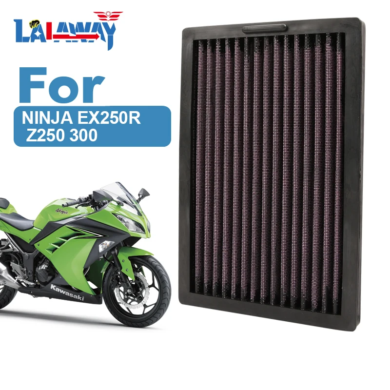 

Motorcycle Air Filter Motor Bike Intake Cleaner For Kawasaki NINJA EX250R Z250 300 ,Air Filter