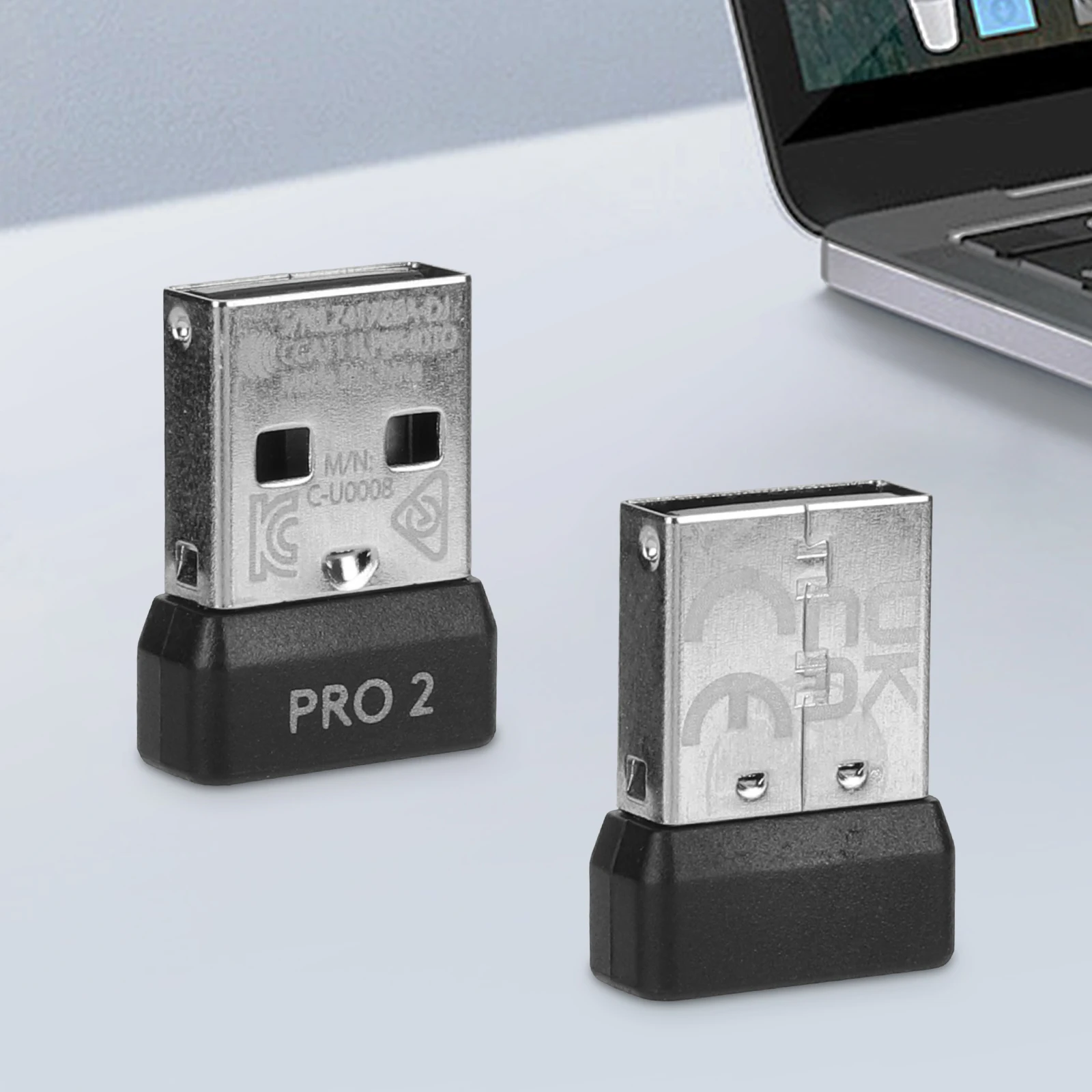 미니 수신기 동글 USB-C 포트 USB 수신기 볼트 어댑터 플러그 앤 플레이 프로 2 라이트스피드 게이밍 마우스용 낮은 대기 시간