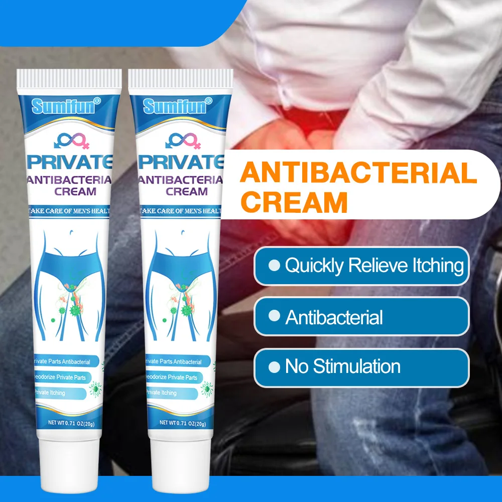 1/3/5pcs Man Private Part Antibacterial Ointment Treat Pruritus Dermatitis Anti Infection Remove Odor Anti-itching