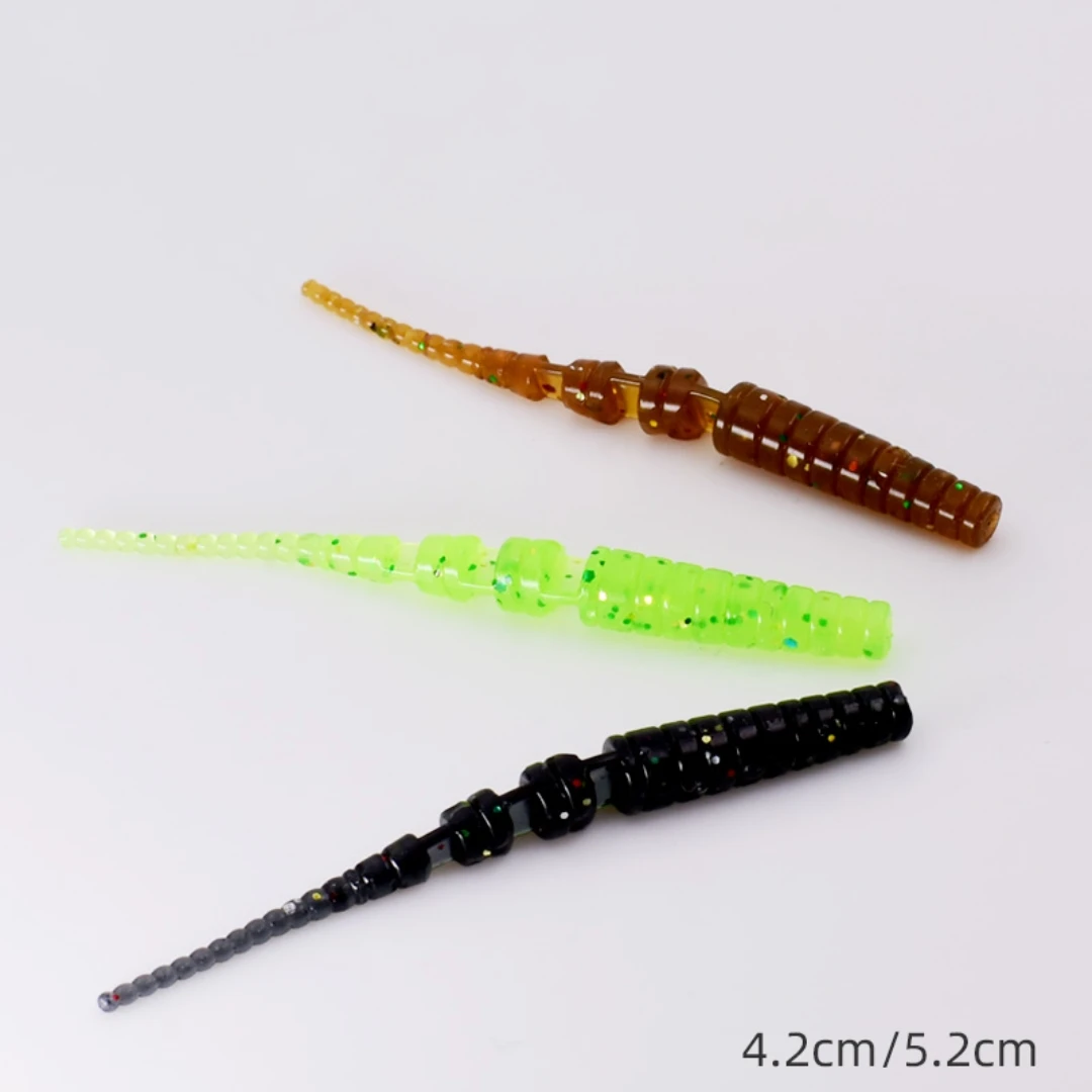 

50/35pcs Fish Bait 4.2/5.2cm Jointed Soft Lure Jig Wobbler Bait Sea Fishing Accessories Tools Tackle Soft Lures for Pike Bass