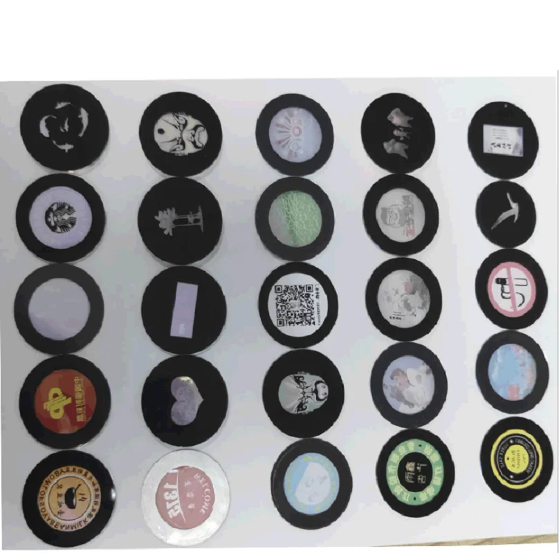 Logo personalizzato proiettore lente in vetro 37mm-27mm diametro negozio centro commerciale KTV modello di testo Logo illuminazione pubblicitaria proiezione Gobo