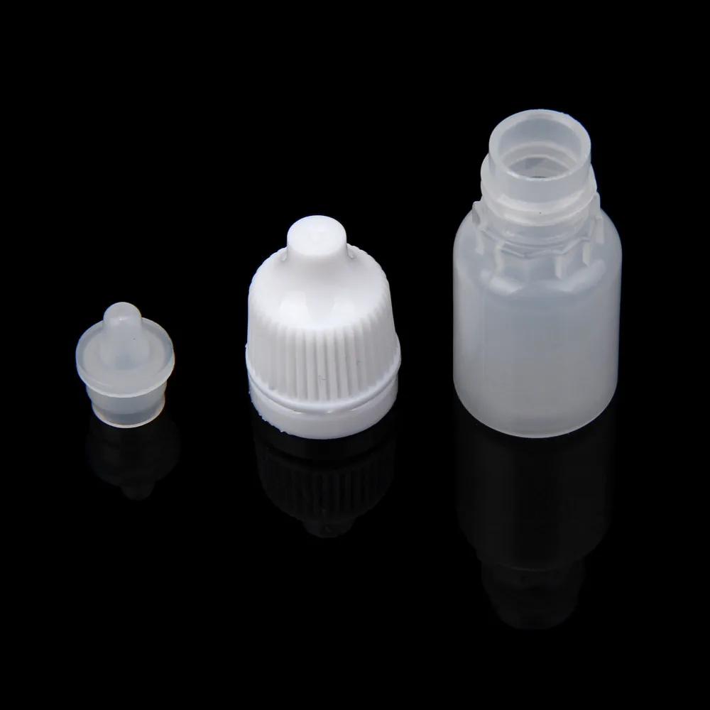 

100PCS 5ml Empty Plastic Squeezable Dropper Bottles Eye Liquid Dropper Refillable Squeezable Travel Paint Wholesale Bottles #25