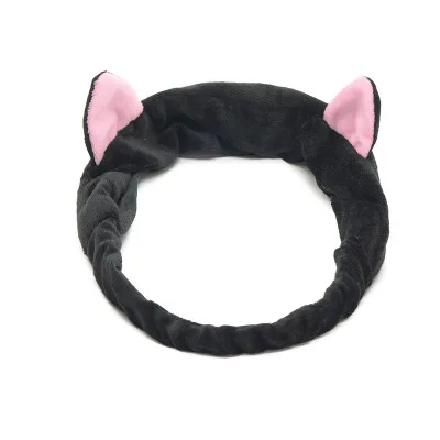 Multiple Styles Cute Elastic Cat Ears Headbands for Women Girls Makeup Face Washing Headband Hairdo Headwrap Hair Accessory head accessories female Hair Accessories