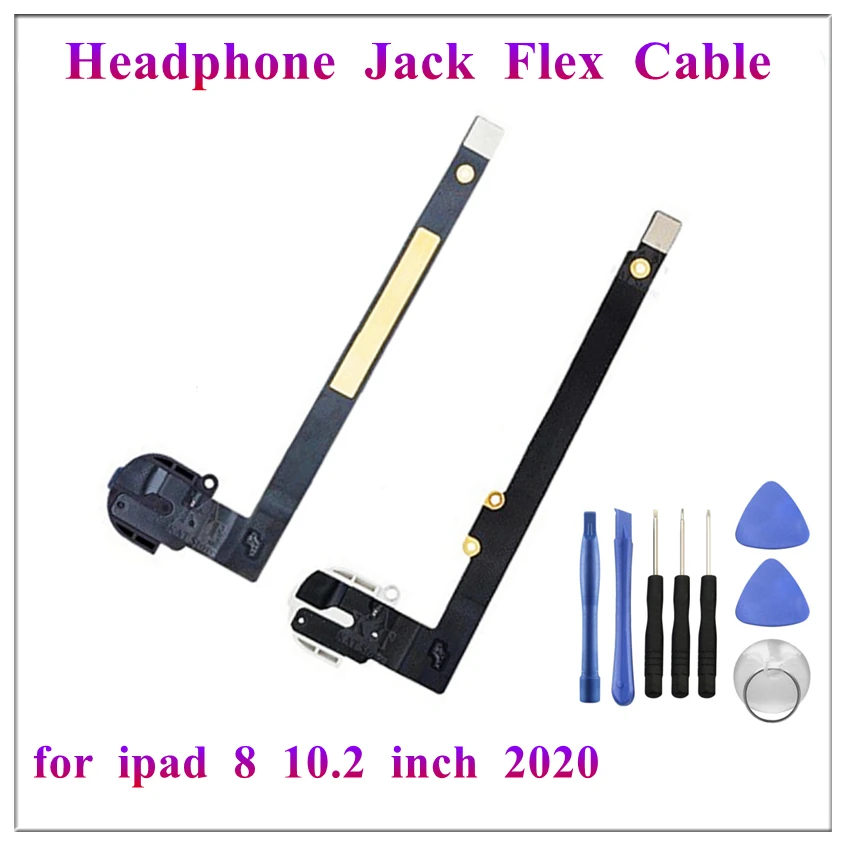 1 Pz Auricolare Spina Cuffia Cuffia Audio Jack Cavo Flessibile Per Ipad 8 2020 10.2 Pollici A2428 A2429 A2270 Wifi Versione Cellulare 4G
