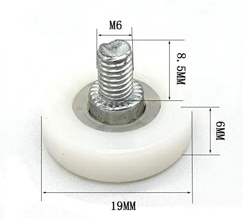 bearing pulley bearing nylon small pulley drawer plastic pulley iron sheet cabinet positioning roller