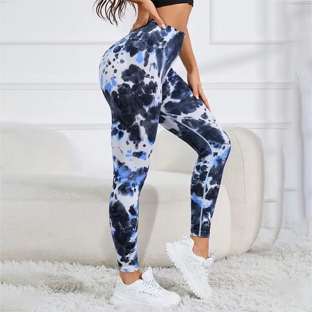 Printed Push Up Sports Leggings 43