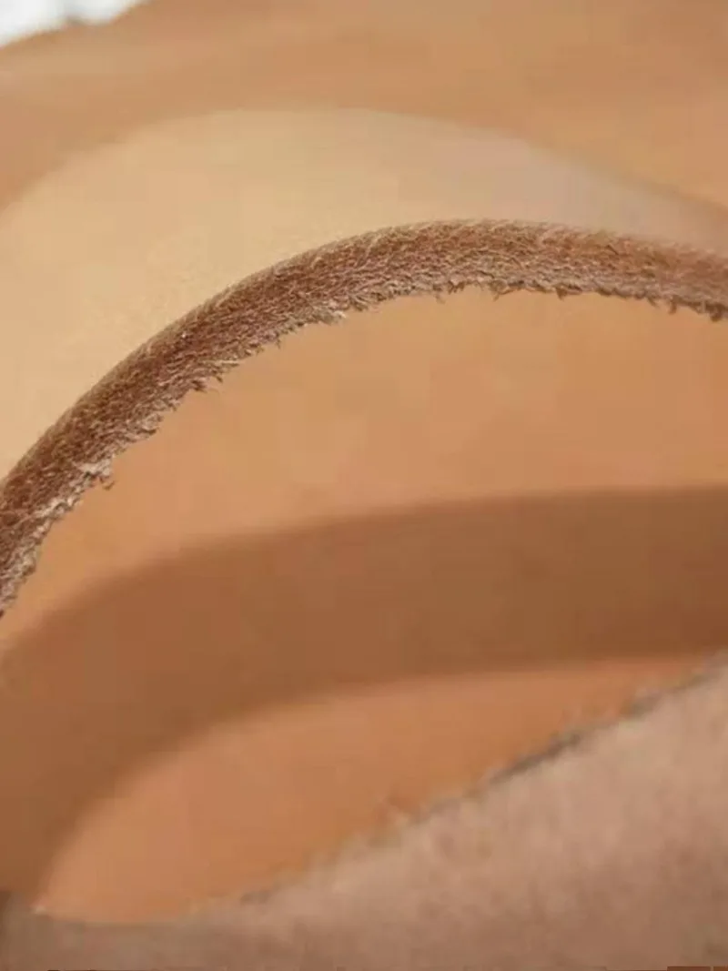4MM 두께의 첫 번째 레이어 소가죽 테이블 매트 마우스 패드 베지터블 태닝 가죽 소재 하드 벨트 허리 보호 소가죽
