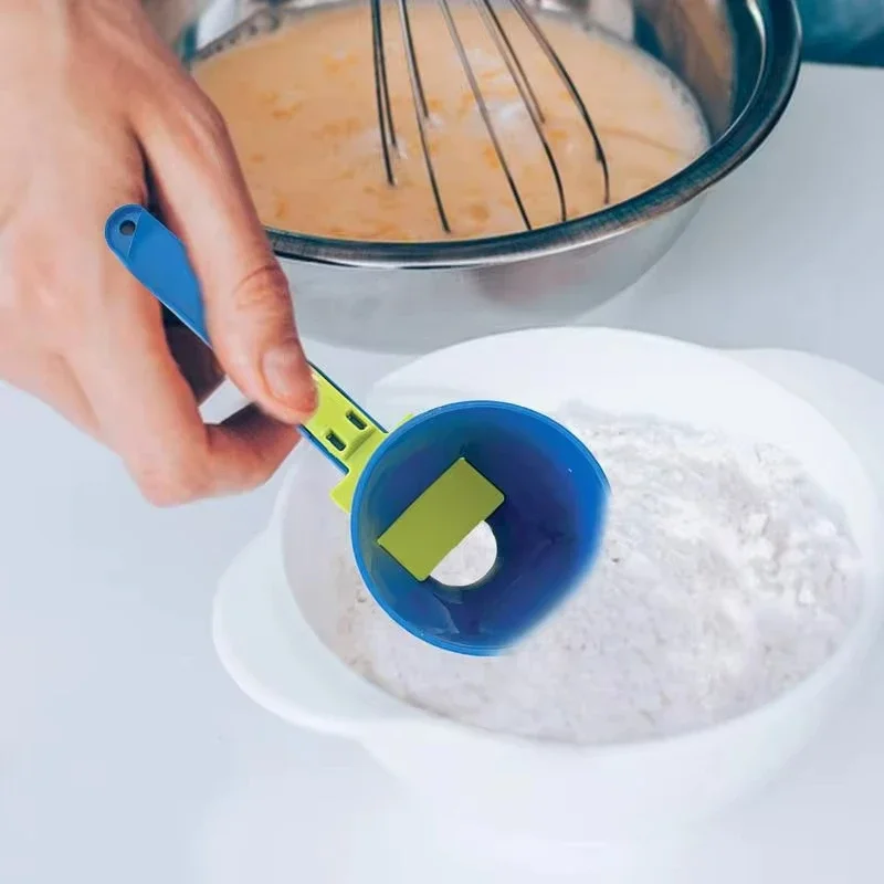 Description Picture 3 of itemCoffee Scoop Funnel For Flling Reusable K-cup Coffee Pot Coffee Spoon Sliding Design Measuring Spoon Kitchen Accessories