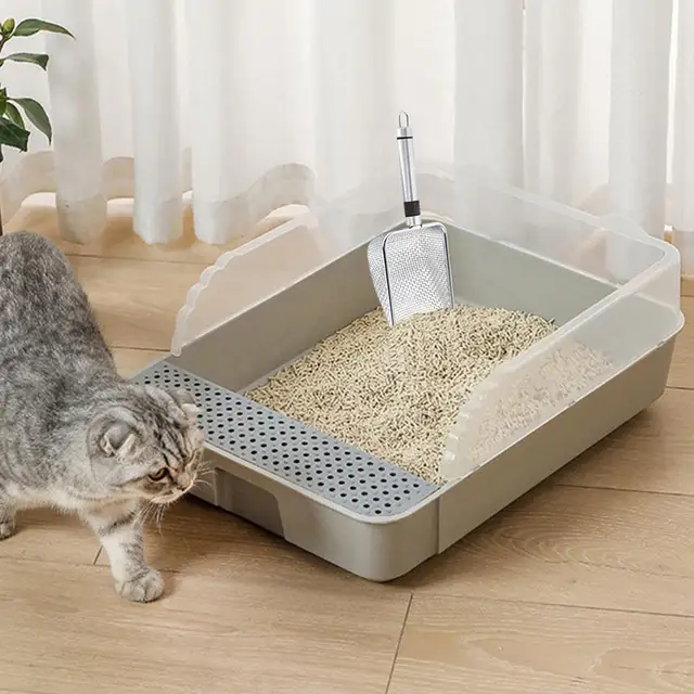 Stainless Steel Cat Litter Shovel Large Size Porous Bentonite Net Shovel Cat Pet Tool Shit Shovel Multigrain Big Shovel 2026 New