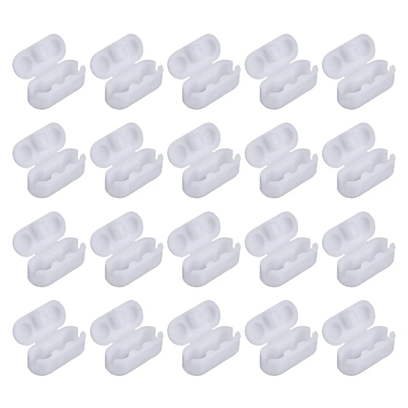 20 Stuks Ketting Connectoren Kraal Ketting Connector Vervanging Verticale Romeinse Rolgordijn Kogel Ketting Koord Connector Clips