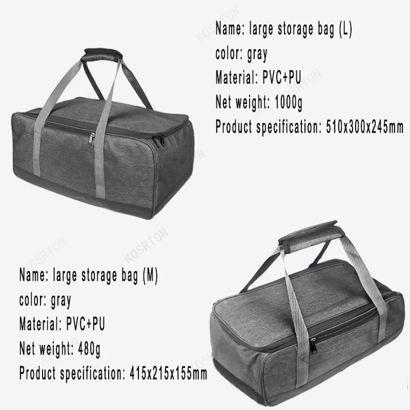Multifunc Camping Cookware Bag Portable Waterproof Pot Stove Storage Gas Tank Bags Outdoor Picnic Tableware Organizer
