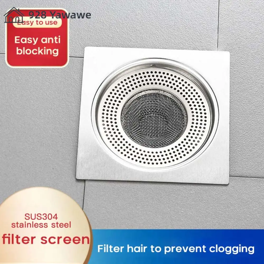 

Ловец волос 304 сетка для раковины из нержавеющей стали 2023 оптовая продажа 2023 новый фильтр для сливного отверстия душевая комната антиблокирующий артефакт креативный