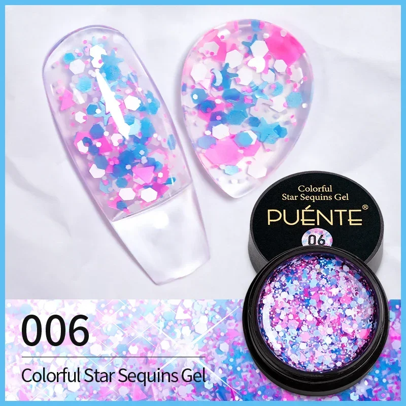 Star sequin gel 06