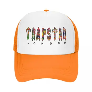 Punk Unisex Trapstar London Trucker Hat Adult Adjustable Baseball Cap Men Women Sun Protection Snapback Caps 9