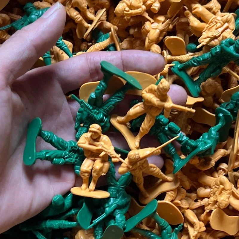 Boys Toy Soldier Set WWII Military Model Soldier Legion Fighting Sand Table Scene Dolls Plastic Static Action Figures Collect... - 5