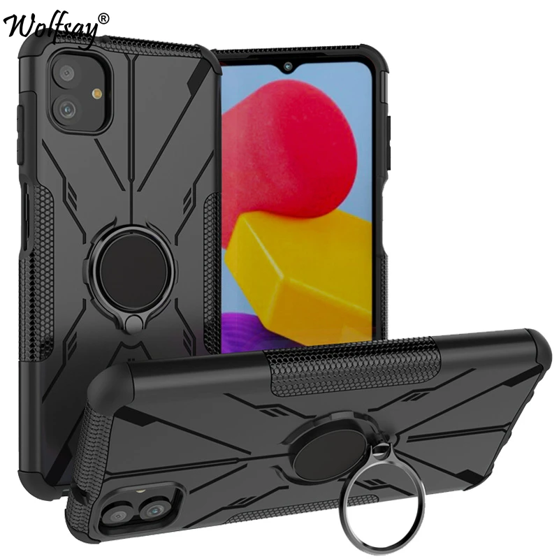 Copertura Completa Per Samsung Galaxy A04 Custodia Armor Pc Custodia Magnetica Per Supporto Di Aspirazione Per Samsung A04 Custodia Per Samsung A04 4G